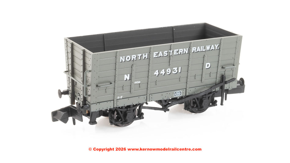 373-375 Graham Farish NER P7 Coal Hopper NE Railway Grey