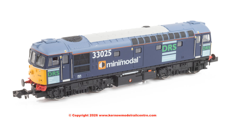 2D-001-012 Dapol Class 33/0 Diesel Loco - 33 025 - DRS Blue