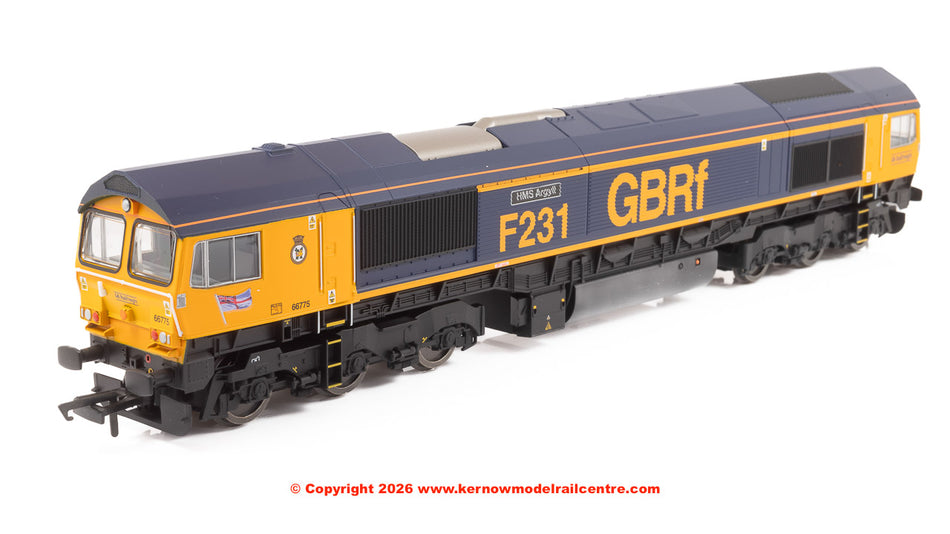 R30534 Hornby Railroad GBRf Class 66 HMS Argyll 66775