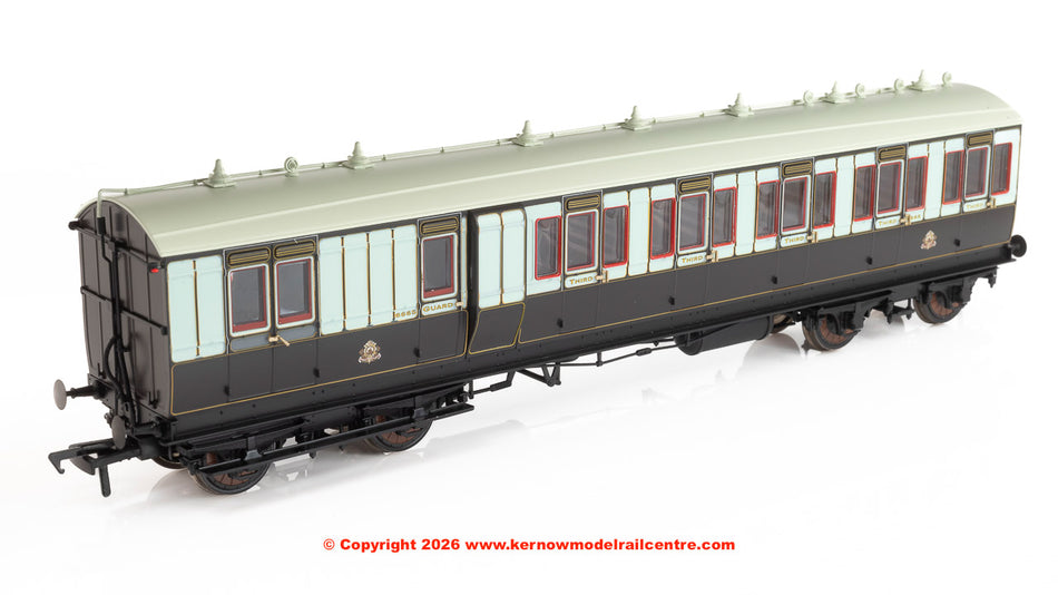 978010 Rapido LNWR Evolution Non-Corridor Brake 3rd No.6665