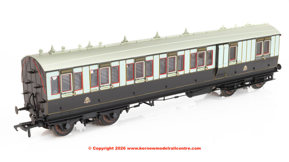 978010 Rapido LNWR Evolution Non-Corridor Brake 3rd No.6665