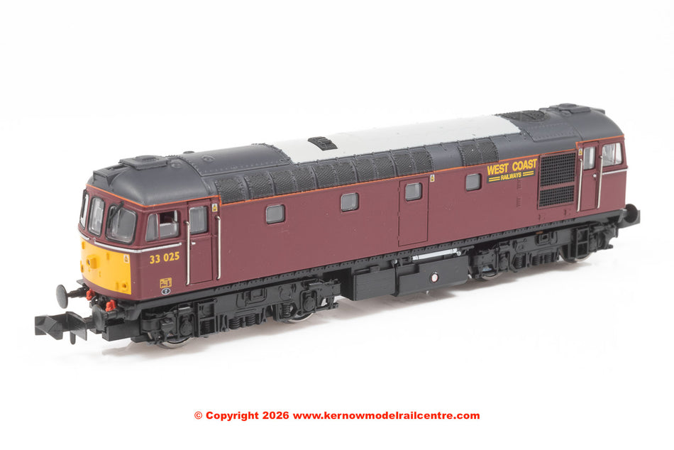 GM2210602 Dapol Class 33/0 Diesel Locomotive 33 025 West Coast