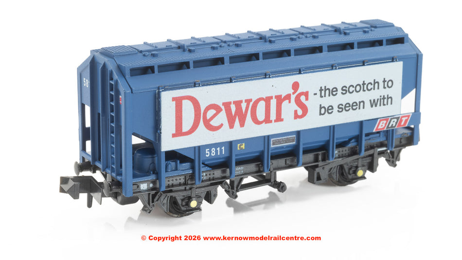 NR65P Peco Grain Hopper Wagon number 5811 - Dewar's