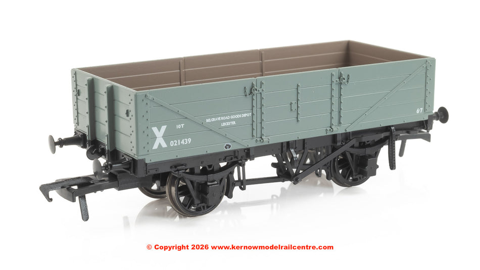950009 Rapido LNWR D84 4-Plank Open - No.021439 BR Departmental