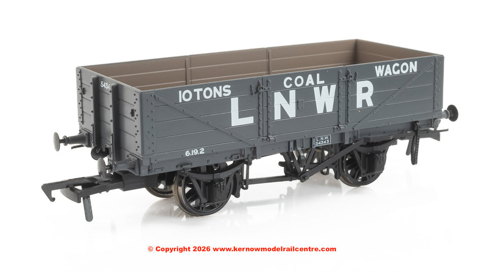 950014 Rapido LNWR D90 4-Plank Open No.54343 LNWR Loco Coal