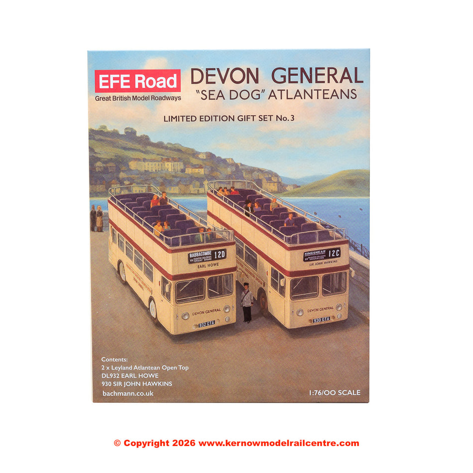 E99945 EFE Road Leyland Atlantean Open Top Devon General Set