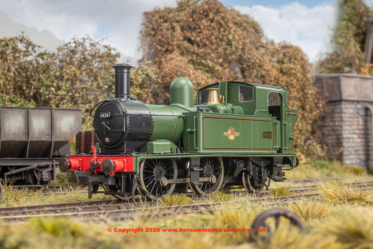4S-006-022 Dapol 14XX Steam Loco - 1426 - BR Lined Green – Kernow