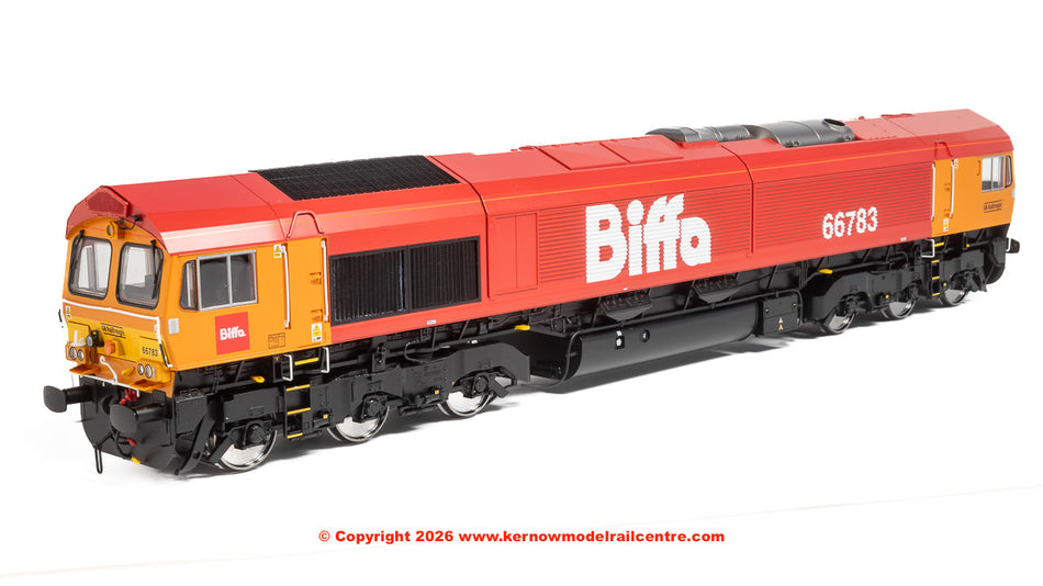 7D-066-006 Dapol Class 66 Diesel Locomotive 66 783 Biffa
