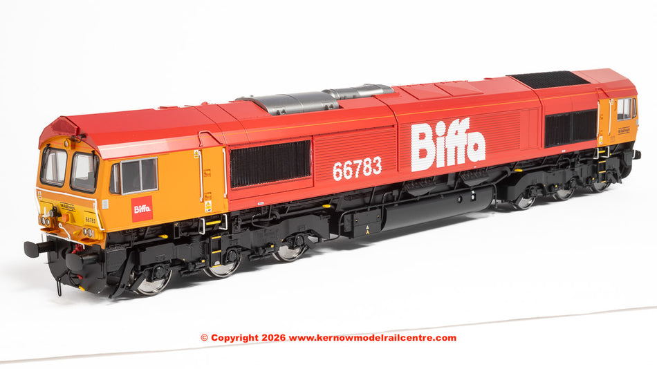 7D-066-006D Class 66 66783 GBRF Biffa 'The flying Dustman' DCC