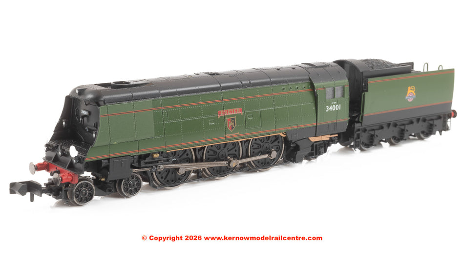 2S-034-006S Dapol West Country ‘Exeter’ 34001 BR Green