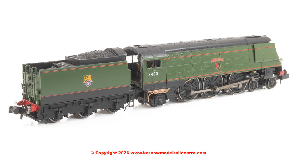 2S-034-006 Dapol West Country ‘Exeter’ 34001 BR Green