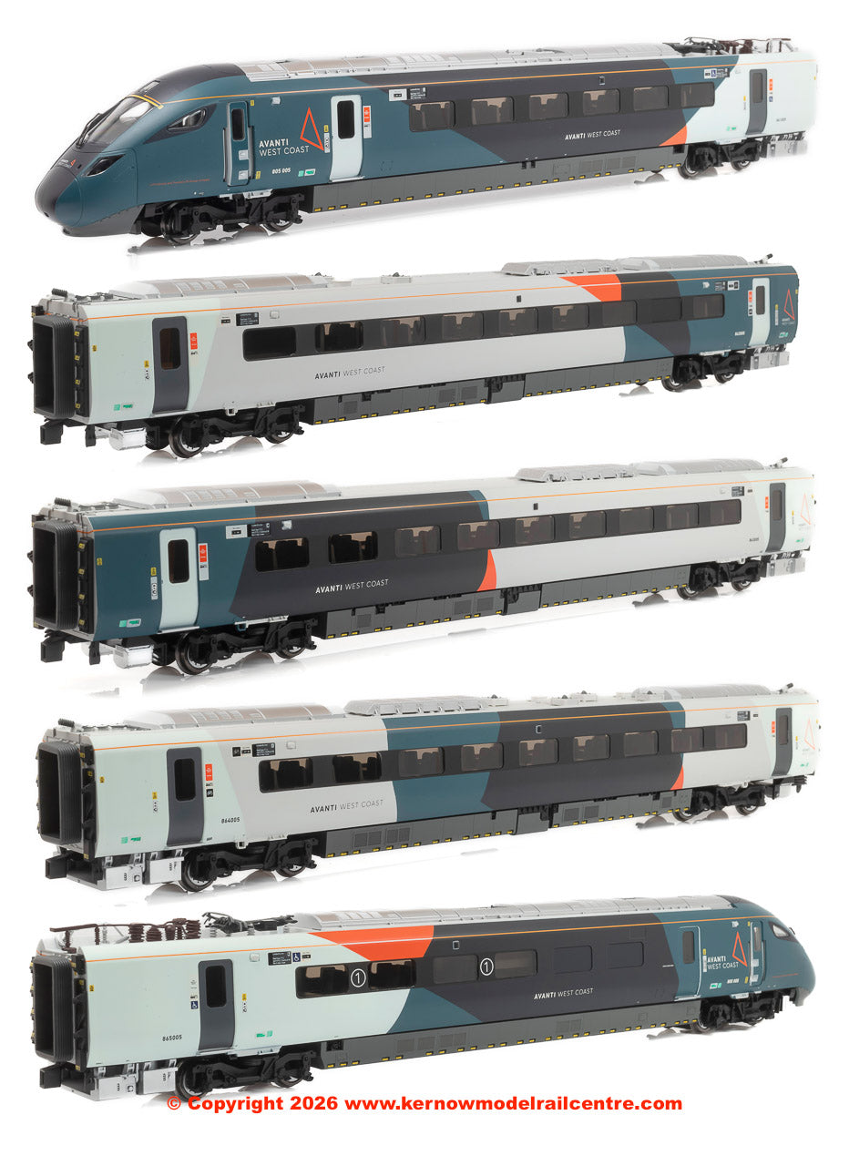 R30443 Hornby Avanti West Coast Class 805 - 5 Car Train Pack