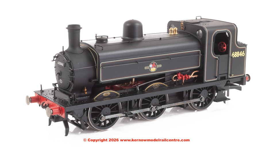 R30397 Hornby J52 0-6-0ST Steam Loco number 68846 - BR Black