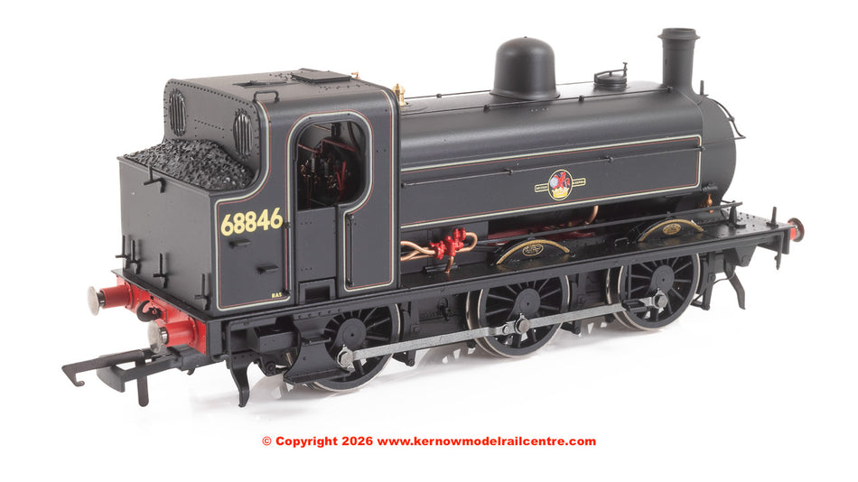 R30397 Hornby J52 0-6-0ST Steam Loco number 68846 - BR Black