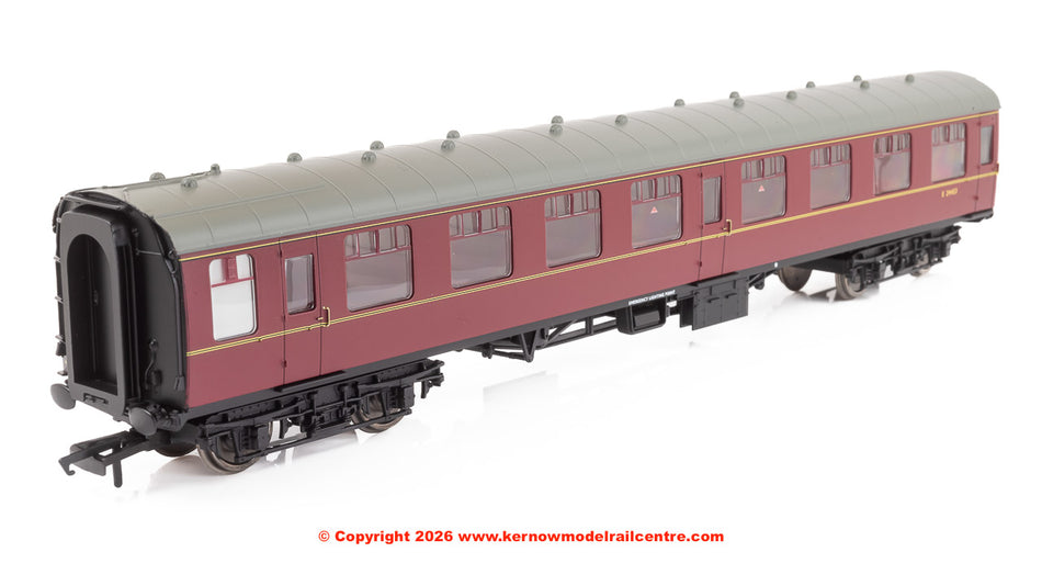 R40505 Hornby BR MK1 Corridor 2nd SK Coach E24453 - BR Maroon