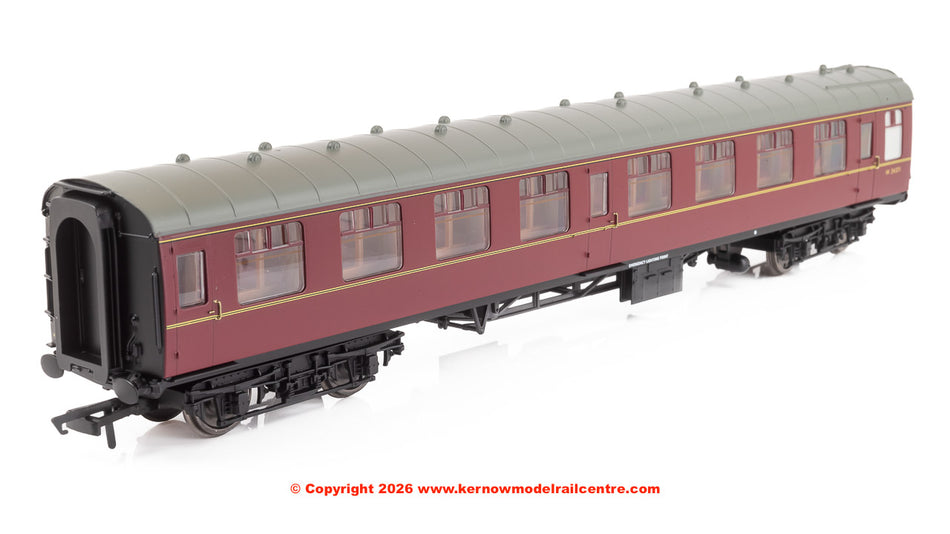 R40506 Hornby BR MK1 Corridor 2nd SK Coach W24371 BR Maroon