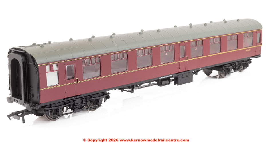 R40507 Hornby BR MK1 Corridor 2nd SK Coach M24404 BR Maroon