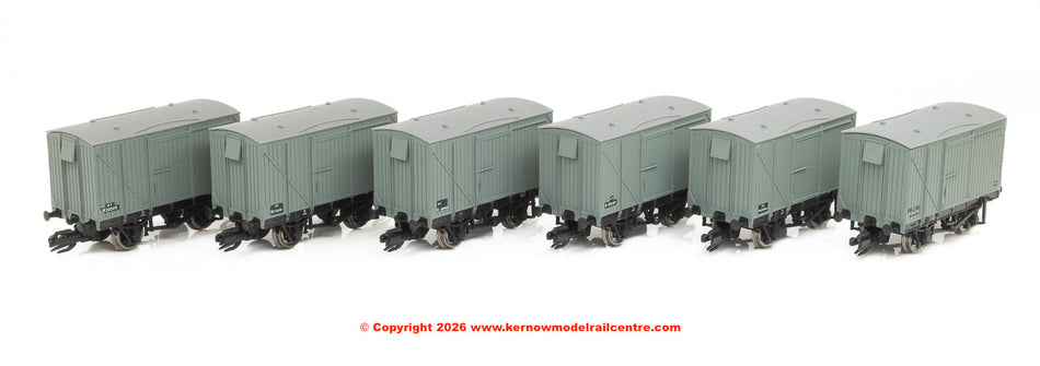 TTR61302 Peco LMS/BR 9ft WB Van - Unfitted - Pack of 6