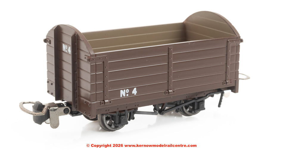 990001 Rapido Dropside Open - Plain Brown No.4