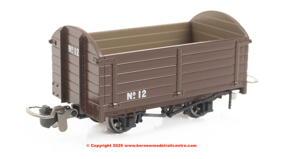 990002 Rapido Dropside Open - Plain Brown No.12