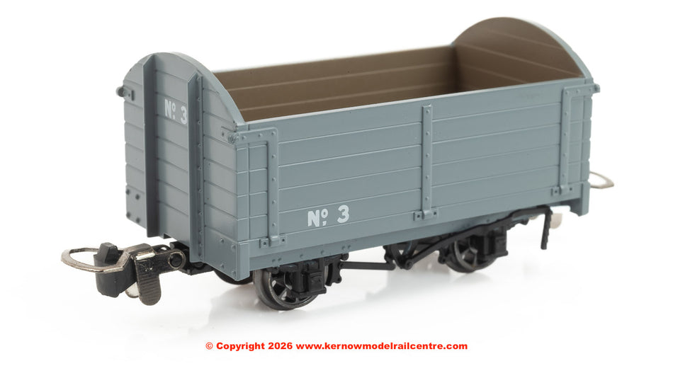 990004 Rapido Dropside Open - Plain Grey No.3