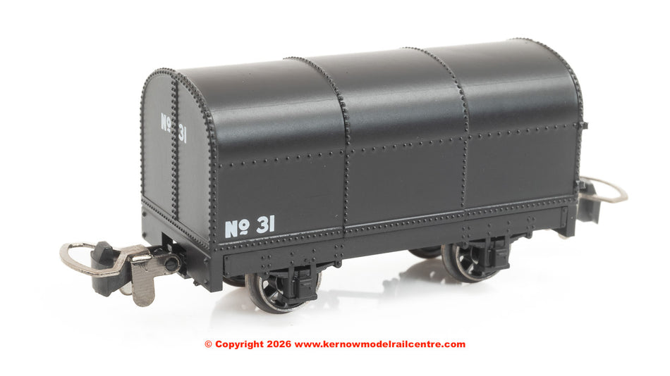 990201 Rapido Gunpowder Van - Plain Black No.31