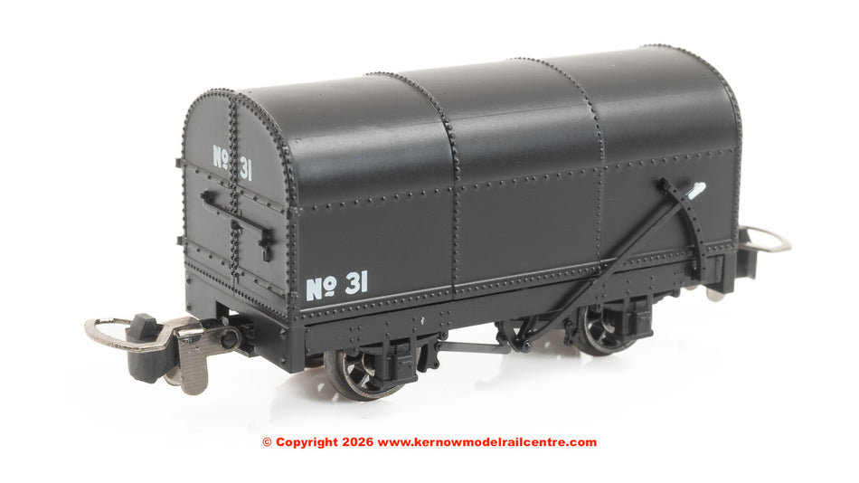 990201 Rapido Gunpowder Van - Plain Black No.31