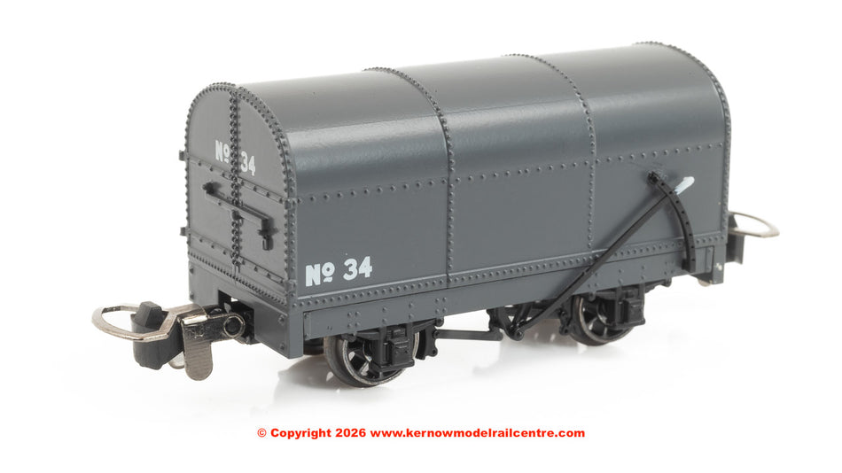 990203 Rapido Gunpowder Van - Plain Dark Grey No.34