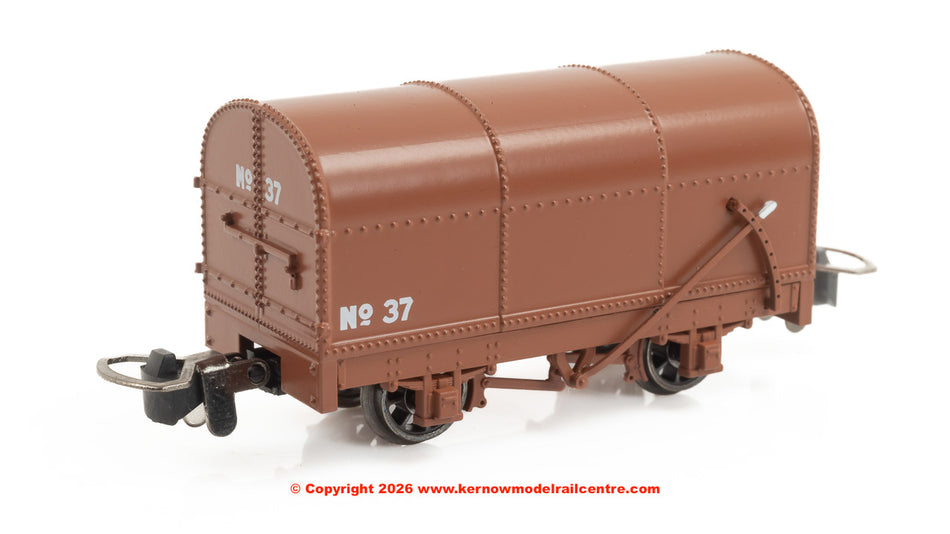990204 Rapido Gunpowder Van - Plain Rusty Brown No.37