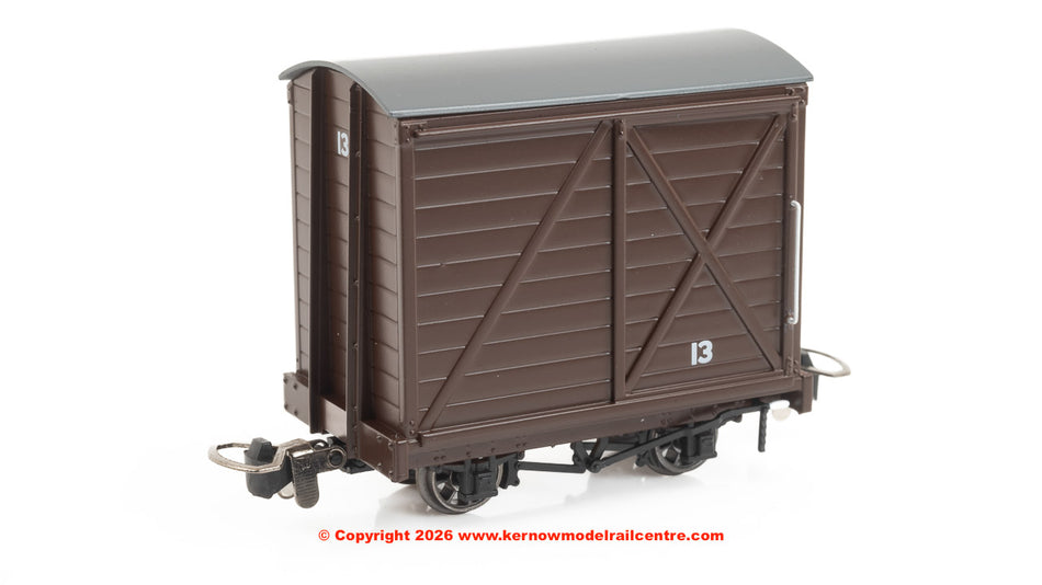 990301 Rapido Covered Van - Plain Brown No.13