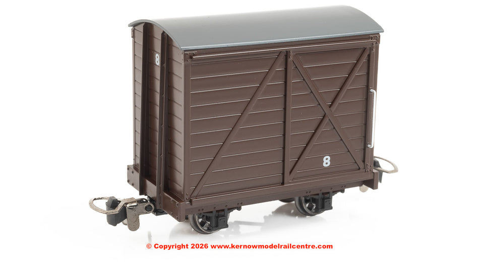 990302 Rapido Covered Van - Plain Brown No.8