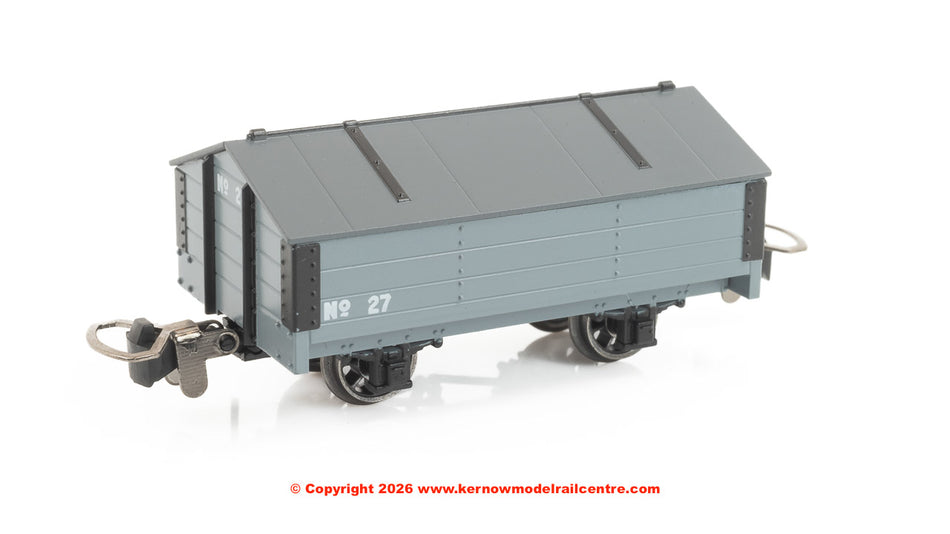 990403 Rapido Peaked Roof Van - Plain Grey No.27