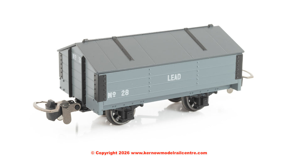 990404 Rapido Peaked Roof Van - Grey 'Lead' No.28