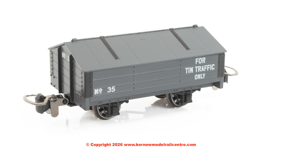990407 Rapido Peaked Roof Van - Dark Grey 'Tin' No.35