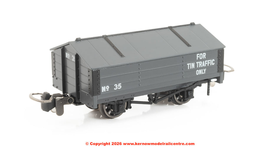 990407 Rapido Peaked Roof Van - Dark Grey 'Tin' No.35