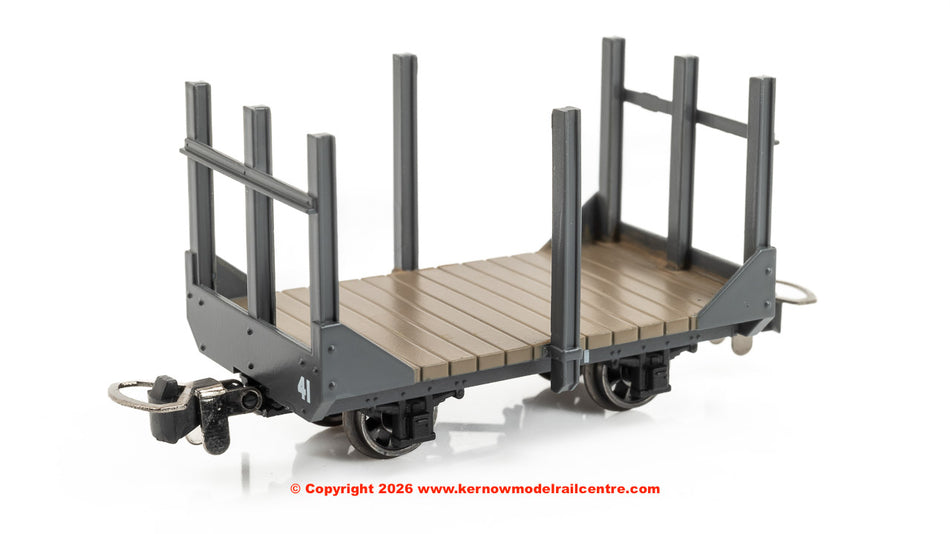 990701 Rapido Stake Wagon - Plain Dark Grey No.41