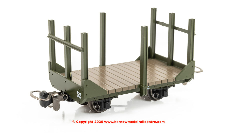990703 Rapido Stake Wagon - Plain Green No.52