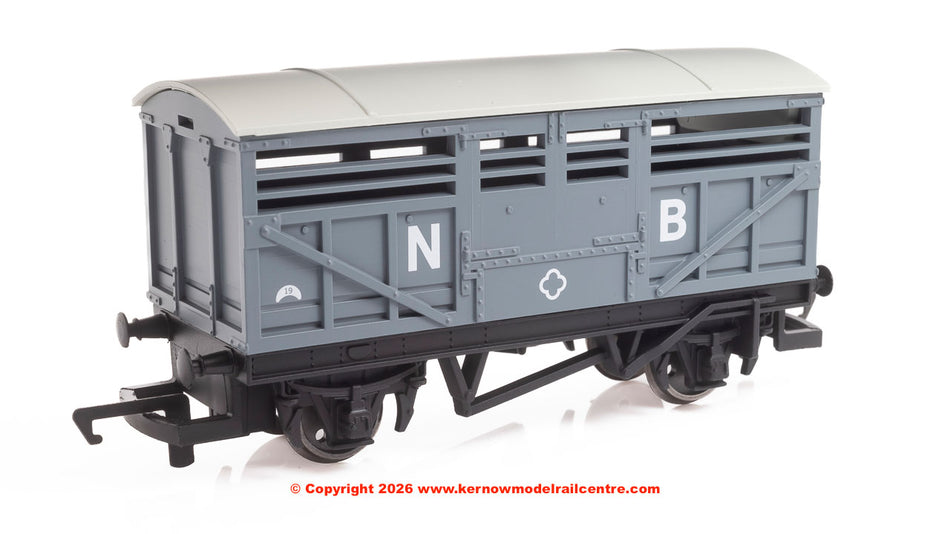 R60349 Hornby Railroad Cattle Wagon - NB Grey
