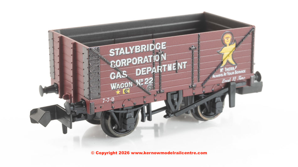 NR7024P Peco 7 Plank Open Wagon - No 22 Stalybridge Corporation