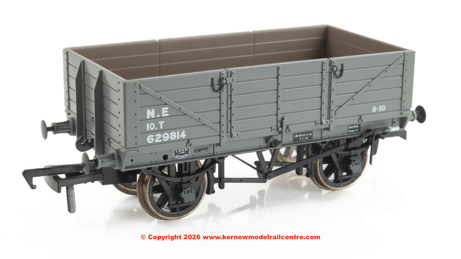 972011 Rapido GER Dia.17 5-plank - LNER (post-36) No.629814
