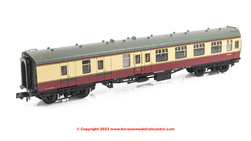 374-185D Graham Farish BR Mk1 BSK Brake Second BR Crimson Cream