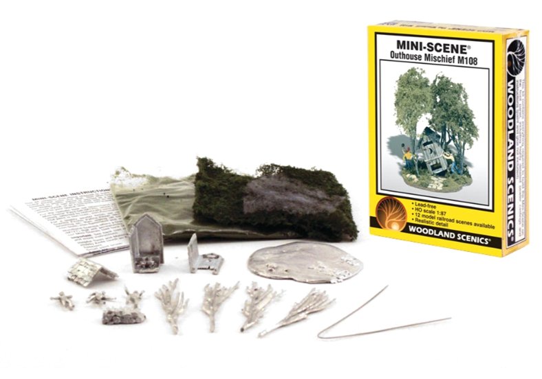 M108 Woodland Scenics Outhouse Mischief Kit