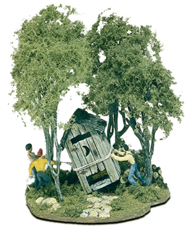M108 Woodland Scenics Outhouse Mischief Kit