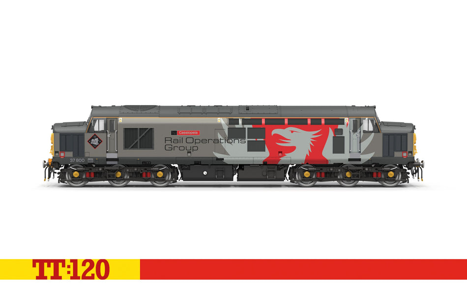TT3062M Hornby Class 37 Diesel Loco - 37 800 - Cassiopeia ROG