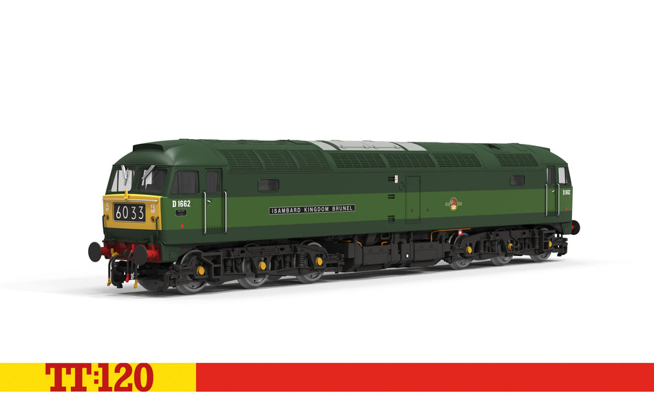 TT3096M Hornby Class 47 Diesel Loco - D1662 named Isambard Kingdom Brunel - BR Green