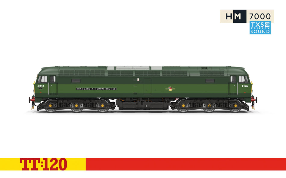 TT3096TXS Hornby Class 47 Diesel Loco - D1662 named Isambard Kingdom Brunel - BR Green