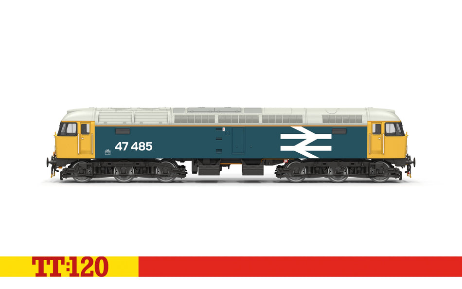 TT3097M Hornby Class 47 Diesel Loco - 47 485 - BR Blue Large Logo
