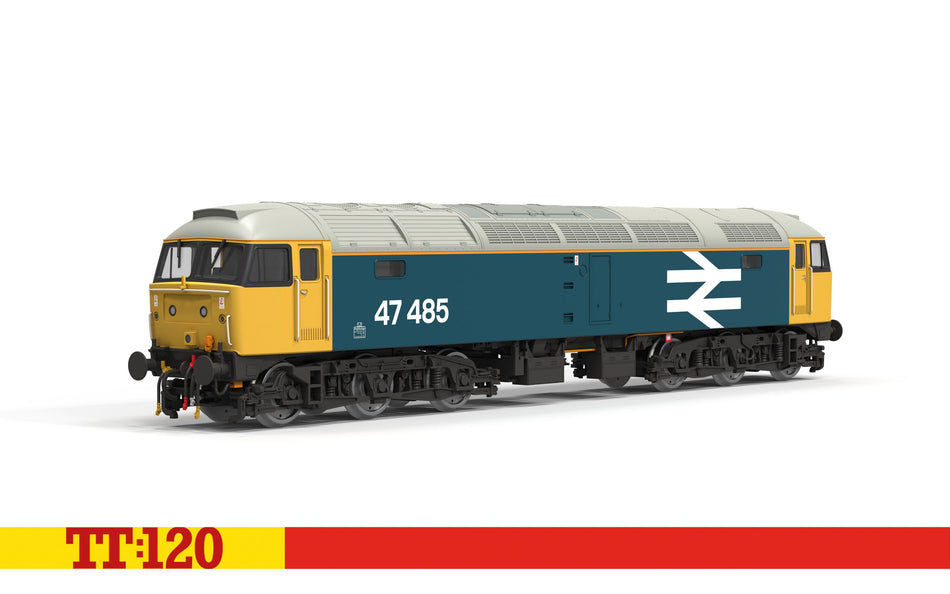 TT3097M Hornby Class 47 Diesel Loco - 47 485 - BR Blue Large Logo