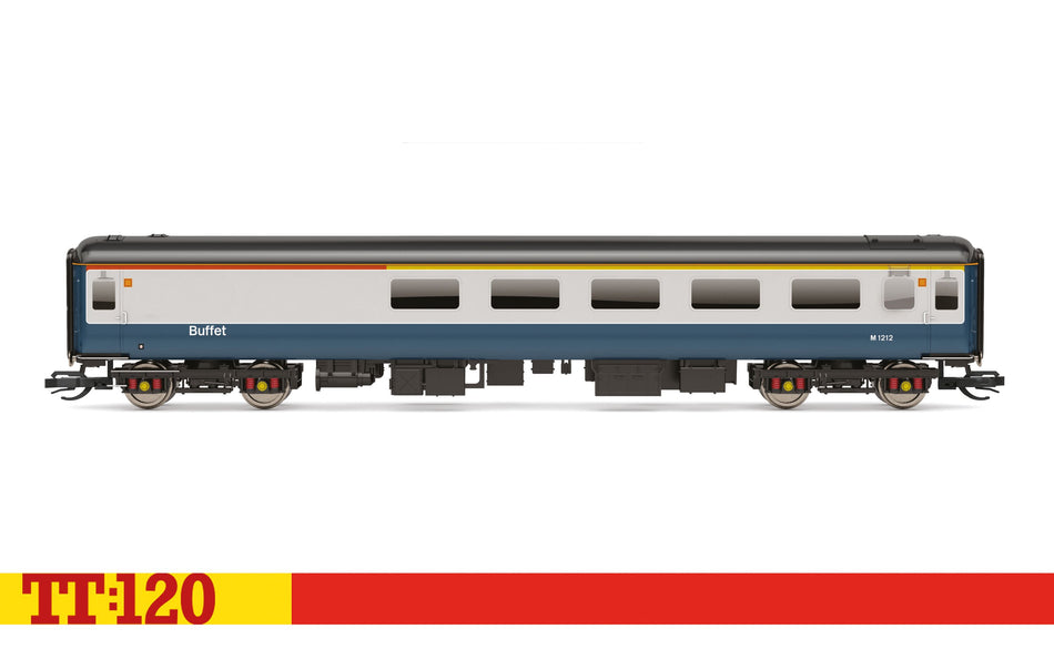 TT4090 Hornby Mk2F Restaurant First Buffet Coach - 1212 - Blue and Grey