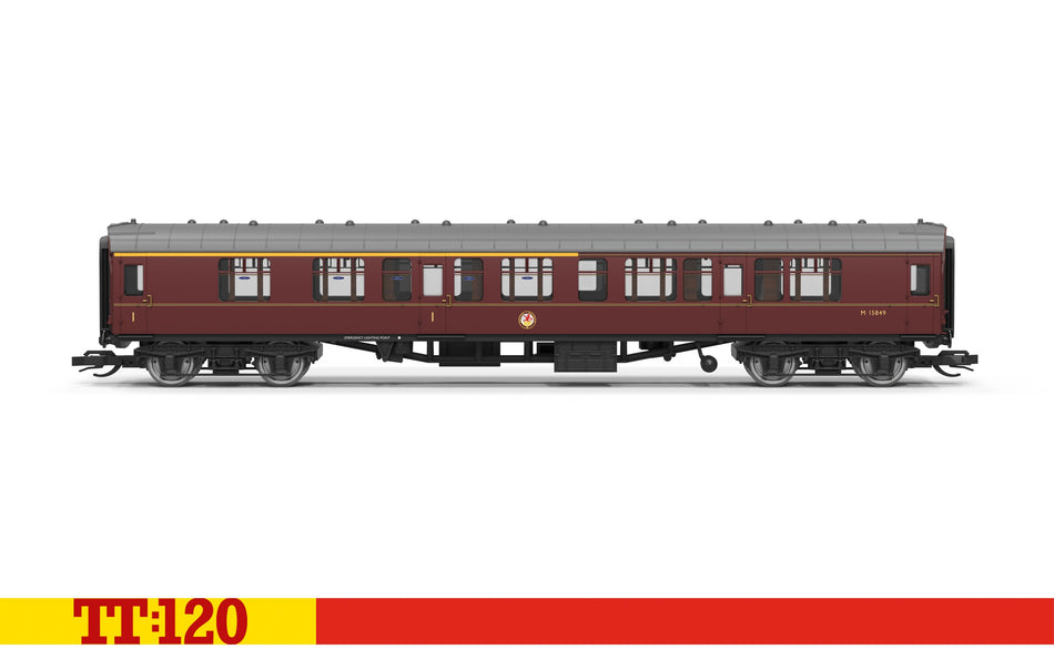 TT4102 Hornby Mk1 Corridor Composite CK Coach - M15849 - BR Maroon